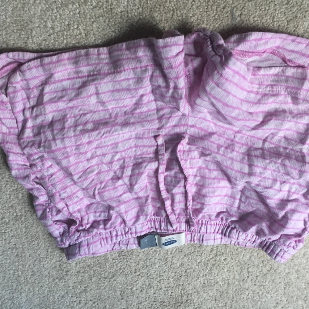 purple cotton pants